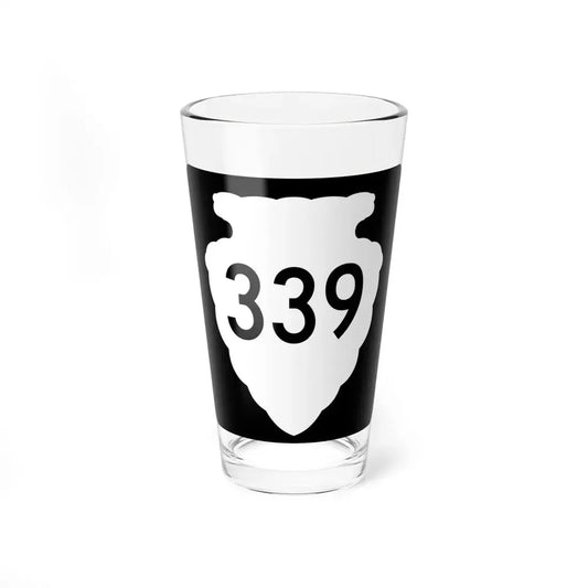 MT-sec-339 (Montana) (Road Sign) Pint Glss 16oz 16oz - Go Mug Yourself