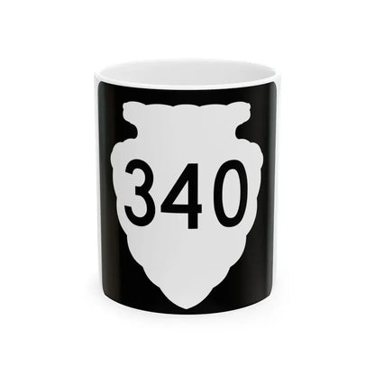 MT-sec-340 (Montana) (Road Sign) White Coffee Mug 11oz - Go Mug Yourself