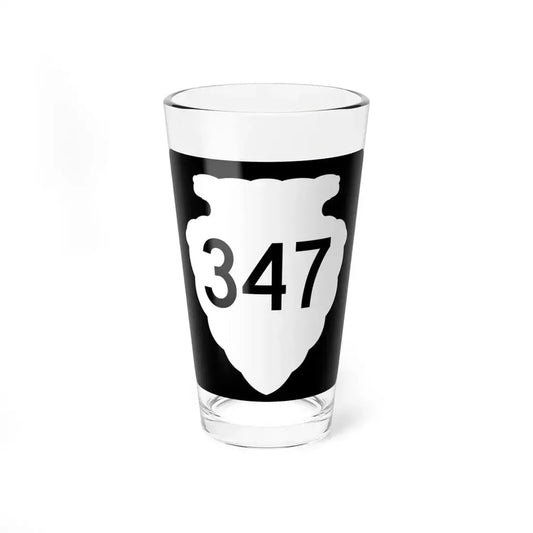 MT-sec-347 (Montana) (Road Sign) Pint Glass 16oz 16oz - Go Mug Yourself