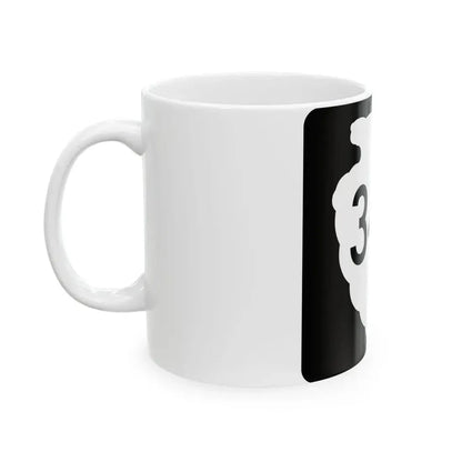 MT-sec-348 (Montana) (Road Sign) White Coffee Mug - Go Mug Yourself