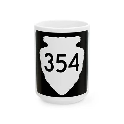 MT-sec-354 (Montana) (Road Sign) White Coffee Mug 15oz - Go Mug Yourself