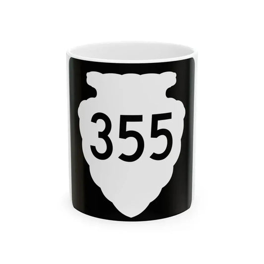 MT-sec-355 (Montana) (Road Sign) White Coffee Mug 11oz - Go Mug Yourself