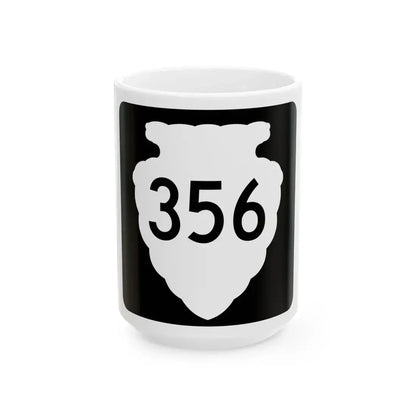MT-sec-356 (Montana) (Road Sign) White Coffee Mug 15oz - Go Mug Yourself