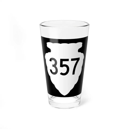 MT-sec-357 (Montana) (Road Sign) Pint Glss 16oz 16oz - Go Mug Yourself