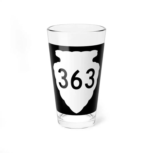 MT-sec-363 (Montana) (Road Sign) Pint Glss 16oz 16oz - Go Mug Yourself