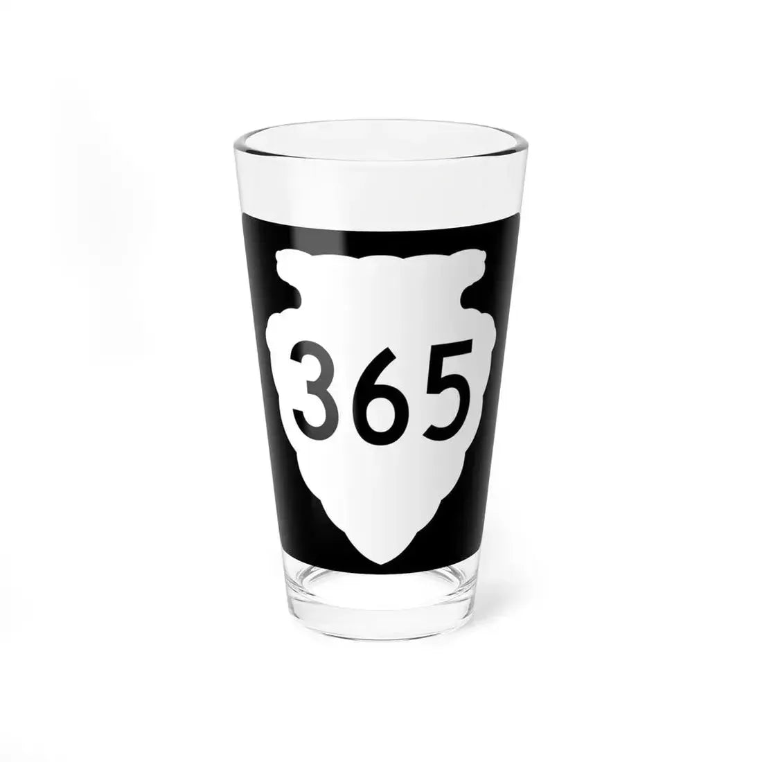 MT-sec-365 (Montana) (Road Sign) Pint Glass 16oz 16oz - Go Mug Yourself