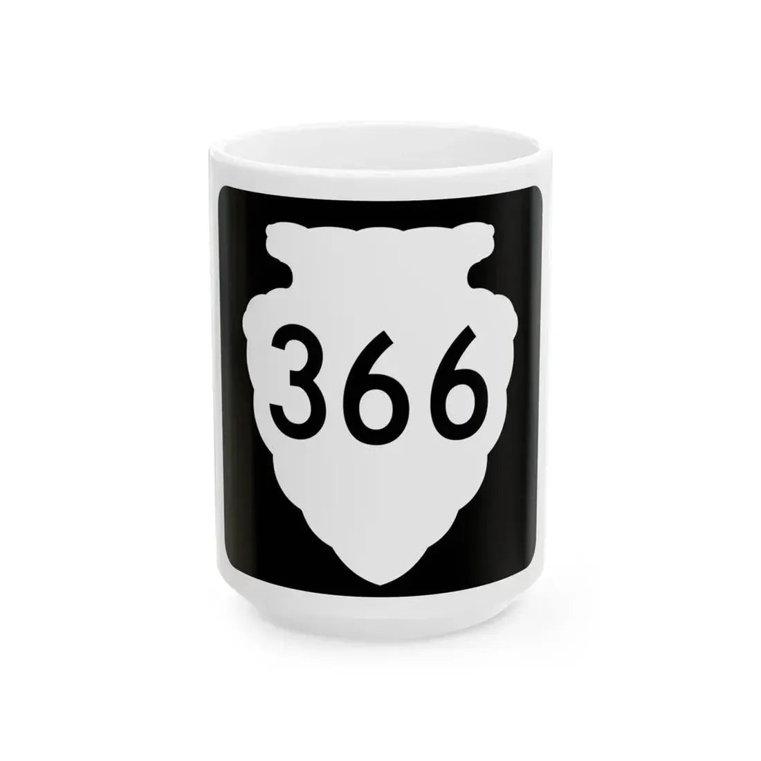 MT-sec-366 (Montana) (Road Sign) White Coffee Mug 15oz - Go Mug Yourself