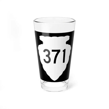 MT-sec-371 (Montana) (Road Sign) Pint Glass 16oz 16oz - Go Mug Yourself