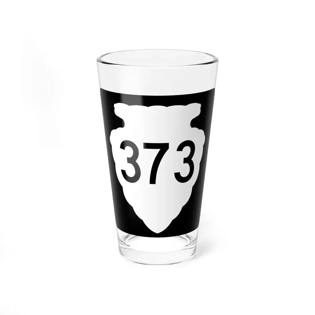 MT-sec-373 (Montana) (Road Sign) Pint Glass 16oz 16oz - Go Mug Yourself