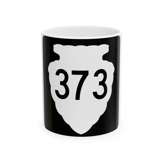 MT-sec-373 (Montana) (Road Sign) White Coffee Mug 11oz - Go Mug Yourself