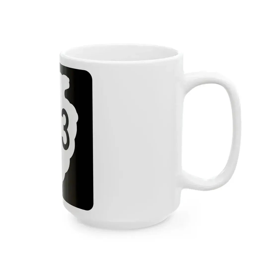 MT-sec-373 (Montana) (Road Sign) White Coffee Mug - Go Mug Yourself