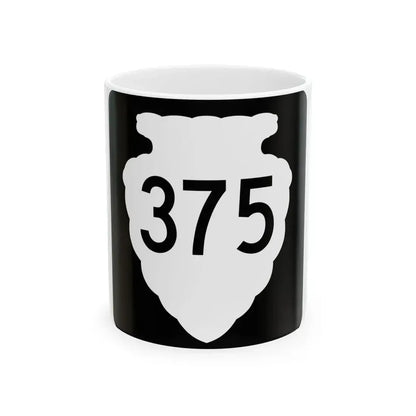 MT-sec-375 (Montana) (Road Sign) White Coffee Mug 11oz - Go Mug Yourself