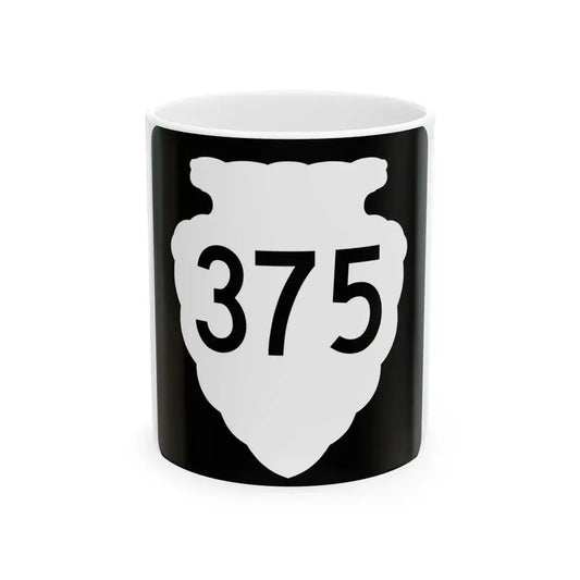 MT-sec-375 (Montana) (Road Sign) White Coffee Mug 11oz - Go Mug Yourself