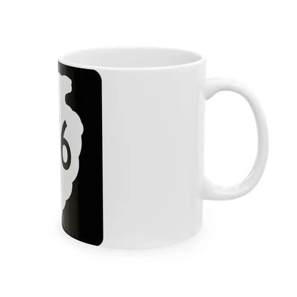MT-sec-376 (Montana) (Road Sign) White Coffee Mug - Go Mug Yourself