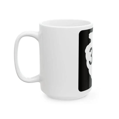 MT-sec-377 (Montana) (Road Sign) White Coffee Mug - Go Mug Yourself