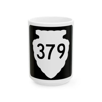 MT-sec-379 (Montana) (Road Sign) White Coffee Mug 15oz - Go Mug Yourself