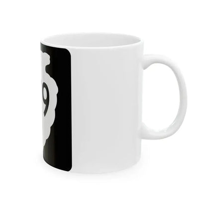 MT-sec-379 (Montana) (Road Sign) White Coffee Mug - Go Mug Yourself