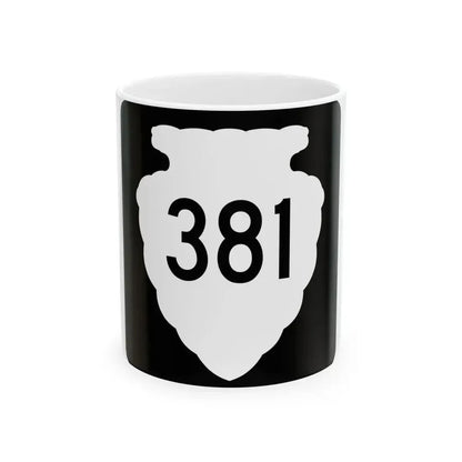MT-sec-381 (Montana) (Road Sign) White Coffee Mug 11oz - Go Mug Yourself