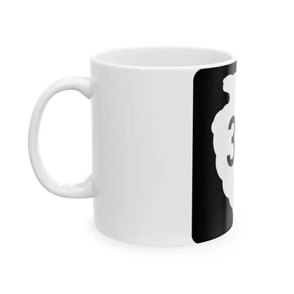 MT-sec-381 (Montana) (Road Sign) White Coffee Mug - Go Mug Yourself