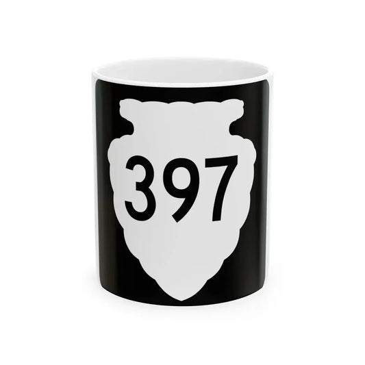 MT-sec-397 (Montana) (Road Sign) White Coffee Mug 11oz - Go Mug Yourself