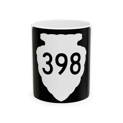 MT-sec-398 (Montana) (Road Sign) White Coffee Mug 11oz - Go Mug Yourself