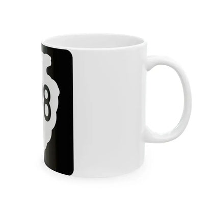 MT-sec-398 (Montana) (Road Sign) White Coffee Mug - Go Mug Yourself