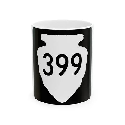 MT-sec-399 (Montana) (Road Sign) White Coffee Mug 11oz - Go Mug Yourself