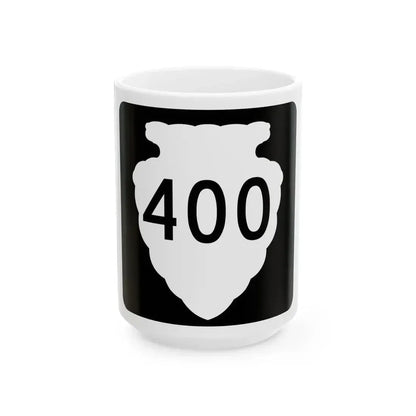 MT-sec-400 (Montana) (Road Sign) White Coffee Mug 15oz - Go Mug Yourself