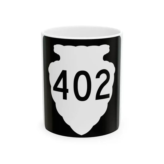 MT-sec-402 (Montana) (Road Sign) White Coffee Mug 11oz - Go Mug Yourself