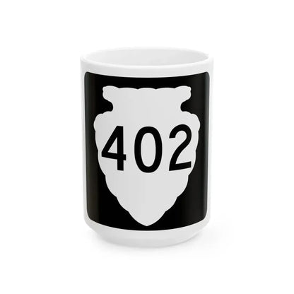 MT-sec-402 (Montana) (Road Sign) White Coffee Mug 15oz - Go Mug Yourself