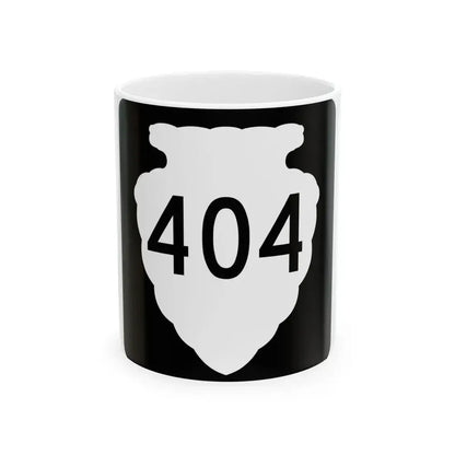 MT-sec-404 (Montana) (Road Sign) White Coffee Mug 11oz - Go Mug Yourself