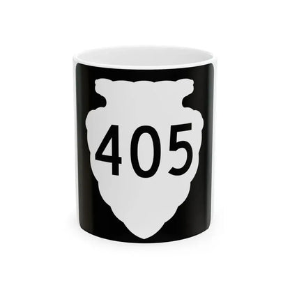 MT-sec-405 (Montana) (Road Sign) White Coffee Mug 11oz - Go Mug Yourself