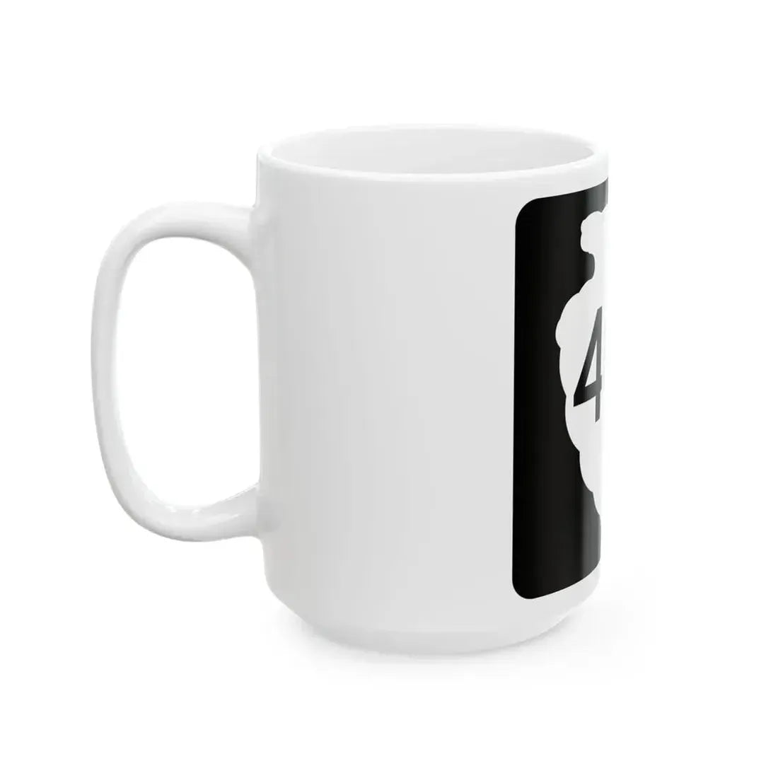 MT-sec-407 (Montana) (Road Sign) White Coffee Mug - Go Mug Yourself