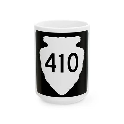 MT-sec-410 (Montana) (Road Sign) White Coffee Mug 15oz - Go Mug Yourself