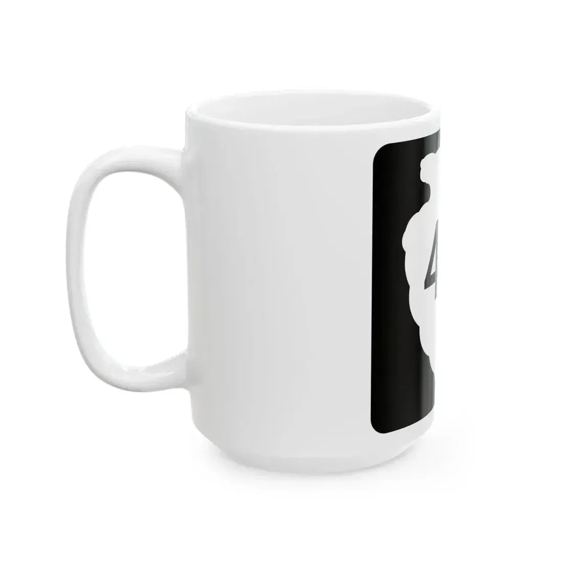 MT-sec-413 (Montana) (Road Sign) White Coffee Mug - Go Mug Yourself