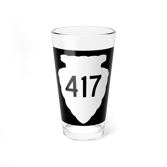 MT-sec-417 (Montana) (Road Sign) Pint Glss 16oz 16oz - Go Mug Yourself