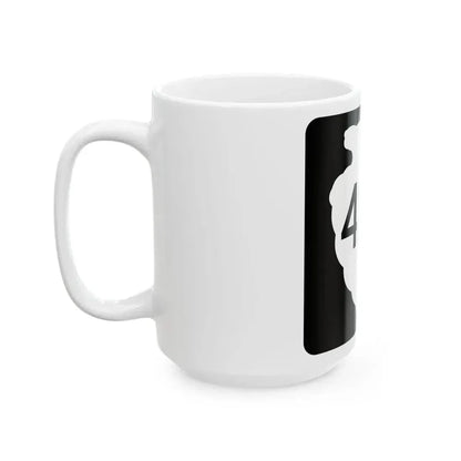 MT-sec-420 (Montana) (Road Sign) White Coffee Mug - Go Mug Yourself