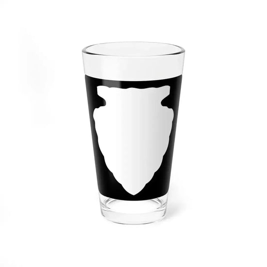 MT-sec-blank (Montana) (Road Sign) Pint Glass 16oz 16oz - Go Mug Yourself