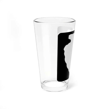 MT-sec-blank (Montana) (Road Sign) Pint Glss 16oz - Go Mug Yourself