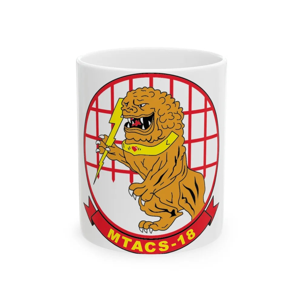 MTACS 18 (USMC) White Coffee Mug-11oz-Go Mug Yourself