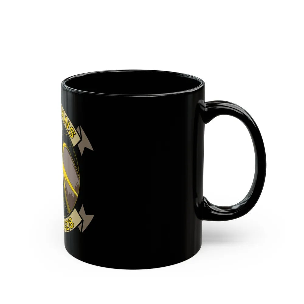 MTACS 28 Olympians (USMC) Black Coffee Mug-Go Mug Yourself