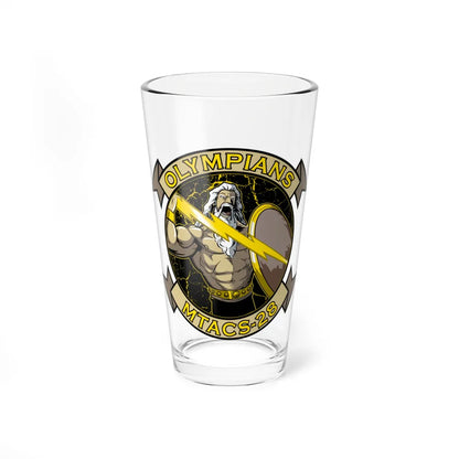 MTACS 28 Olympians (USMC) Pint Glass 16oz-16oz-Go Mug Yourself