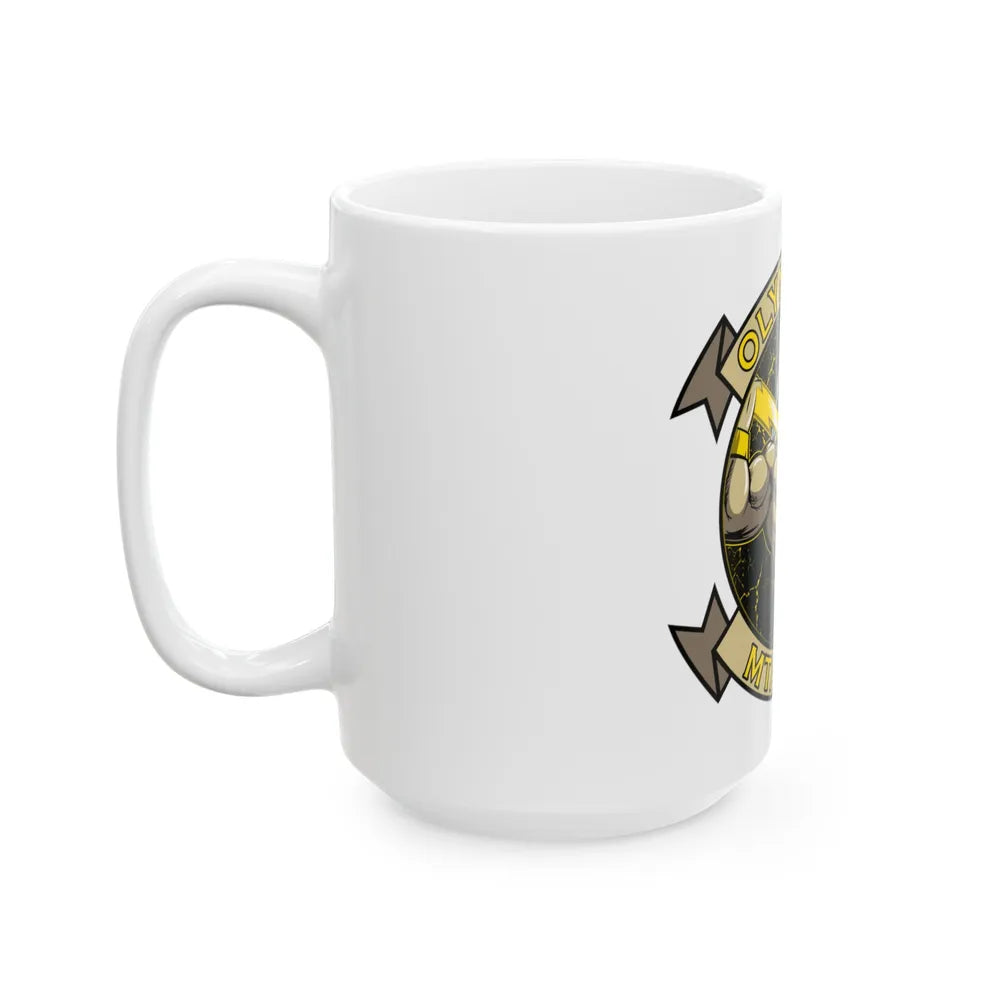 MTACS 28 Olympians (USMC) White Coffee Mug-Go Mug Yourself