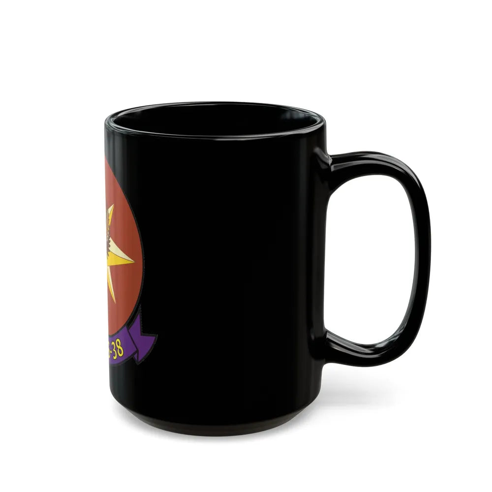 MTACS 38 Fire Chickens (USMC) Black Coffee Mug-Go Mug Yourself