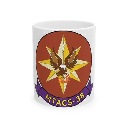 MTACS 38 Fire Chickens (USMC) White Coffee Mug-11oz-Go Mug Yourself