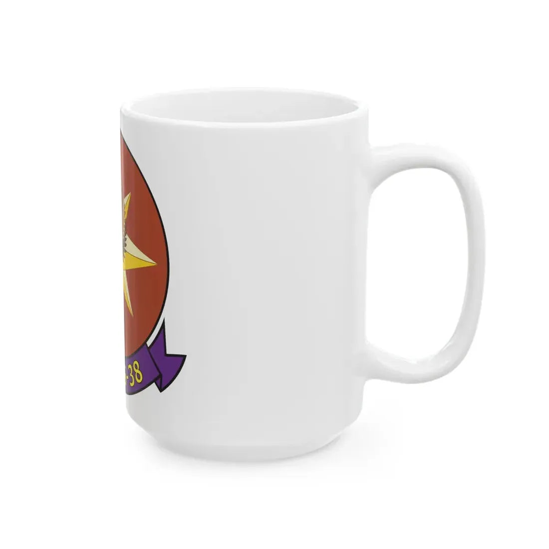 MTACS 38 Fire Chickens (USMC) White Coffee Mug - Go Mug Yourself