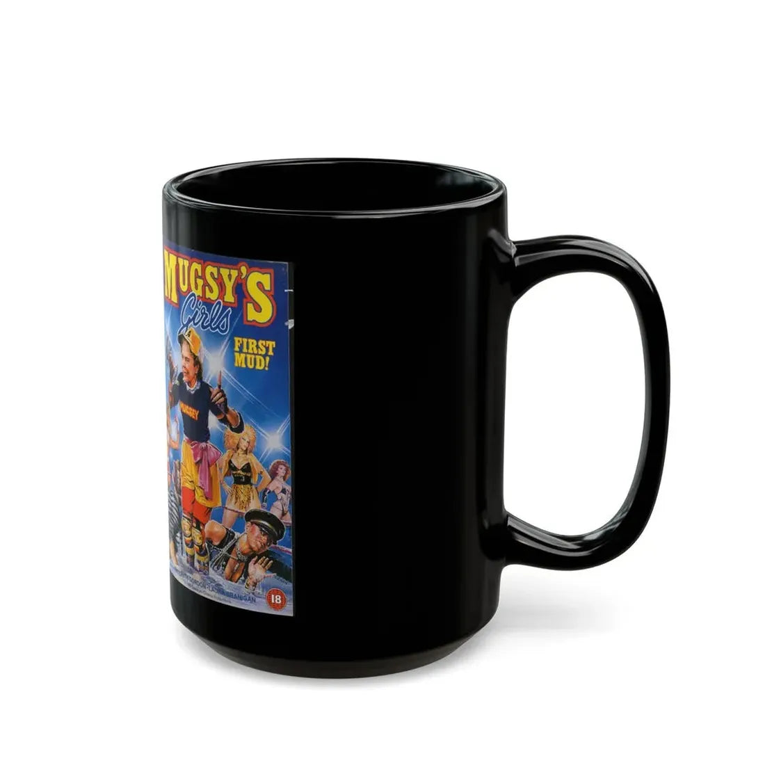 MUGSYS GIRLS (VHS COVER) - Black Coffee Mug - Go Mug Yourself