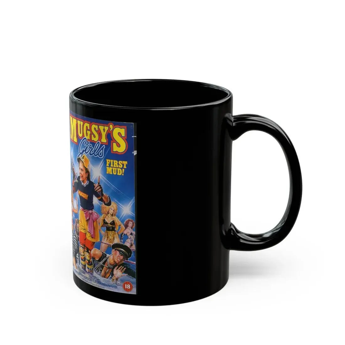 MUGSYS GIRLS (VHS COVER) - Black Coffee Mug - Go Mug Yourself