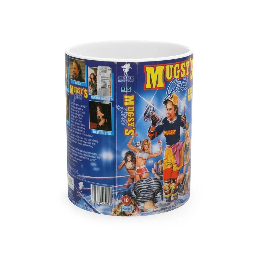 MUGSYS GIRLS (VHS COVER) - White Coffee Mug 11oz - Go Mug Yourself