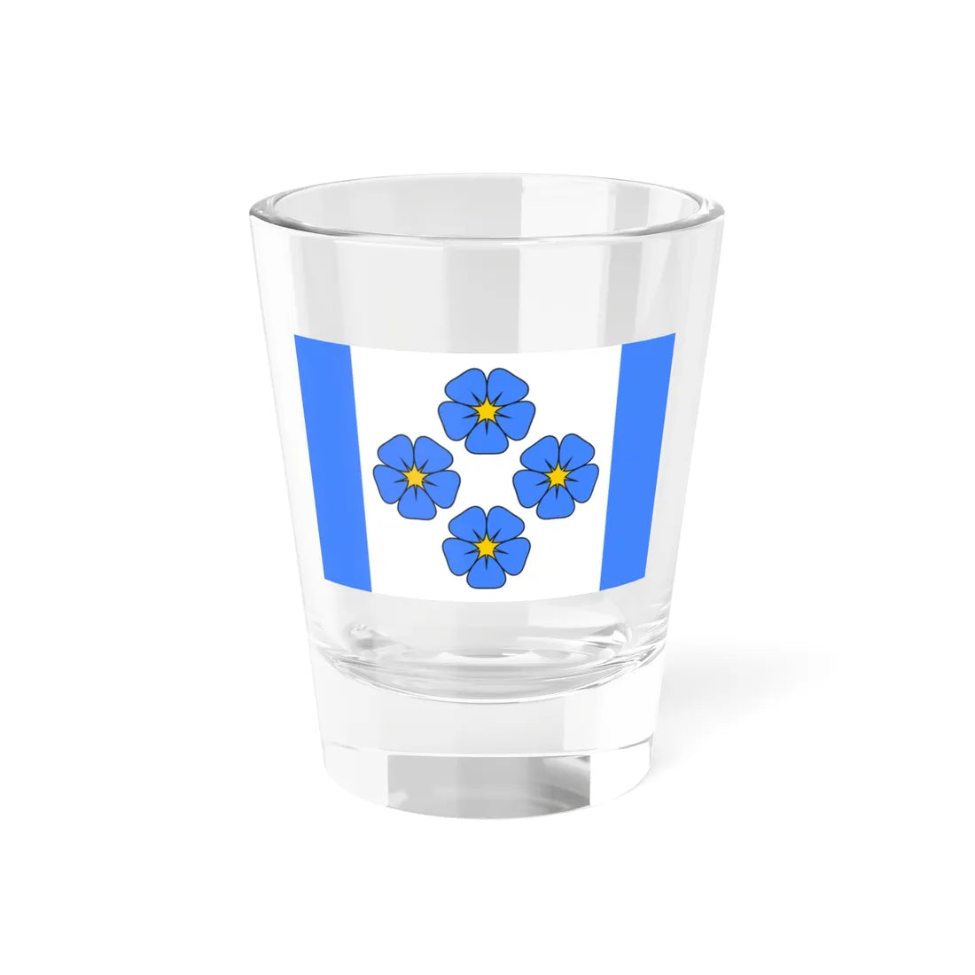 Mulgi valla lipp (Estonia) Shot Glass 1.5oz 1.5oz - Go Mug Yourself